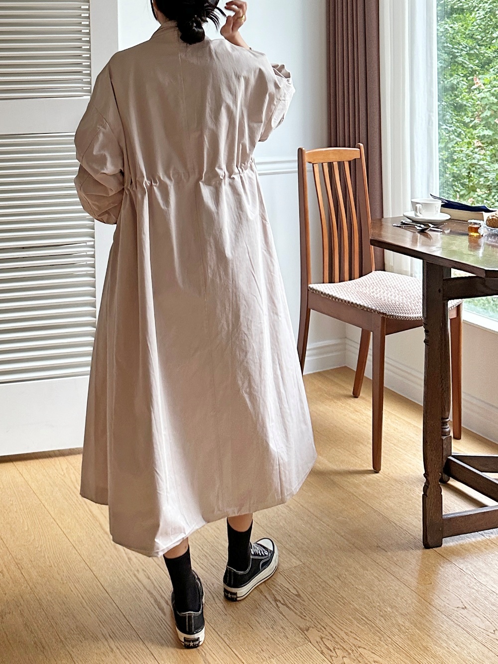 2WAYドローコードロングコート | 詳細画像16