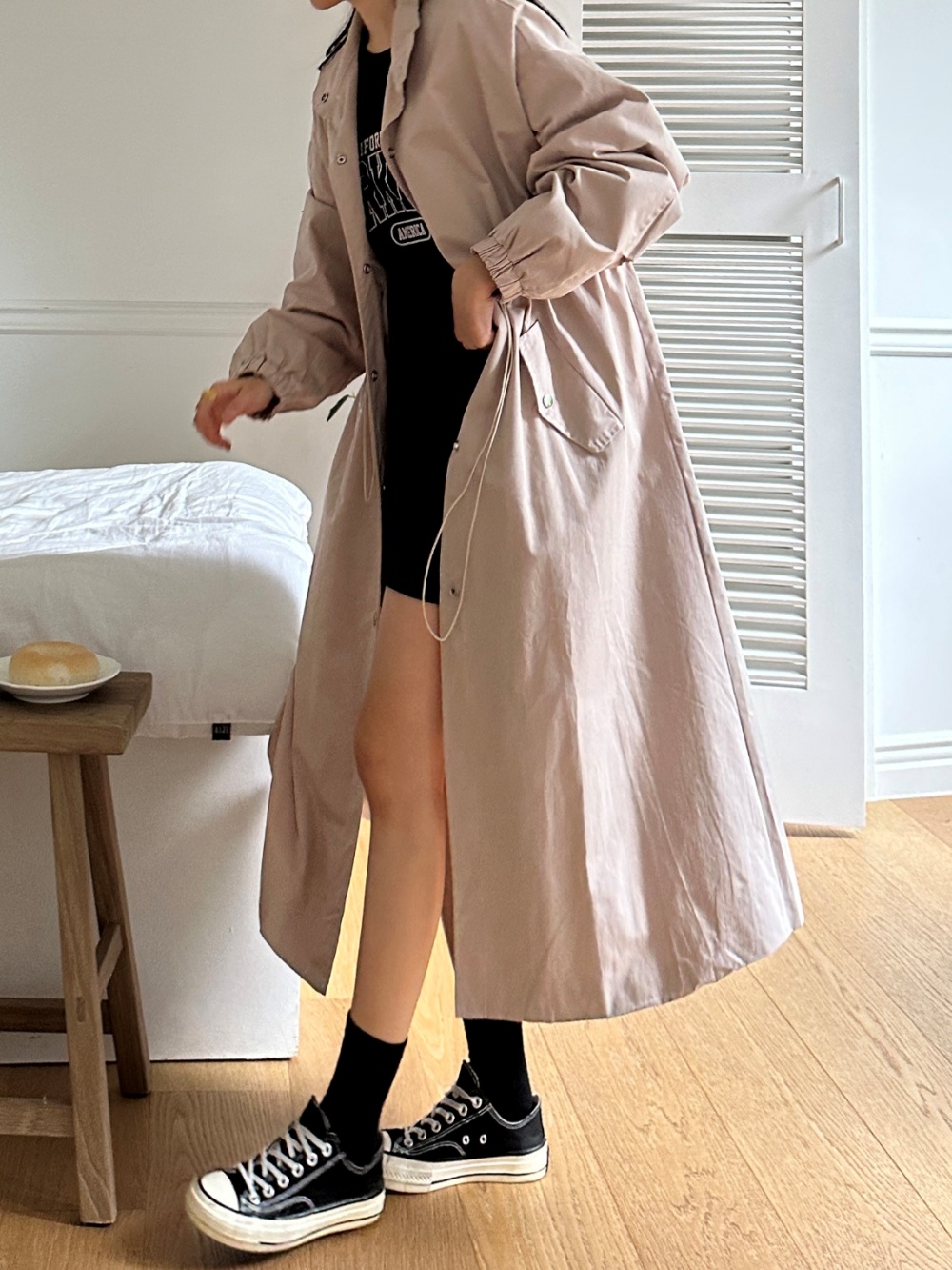 2WAYドローコードロングコート | 詳細画像23