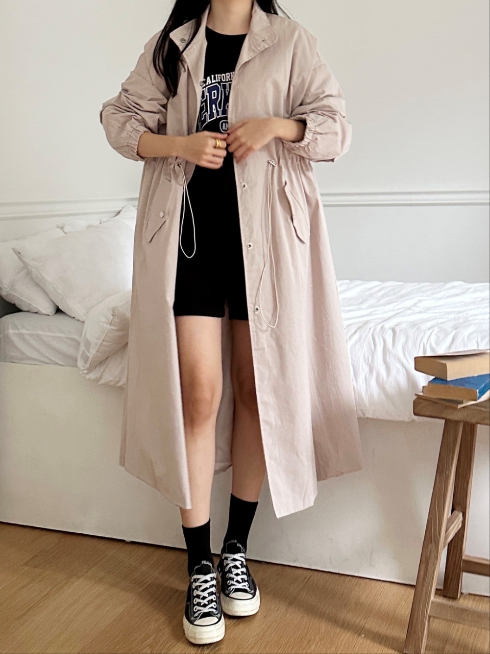 2WAYドローコードロングコート | 詳細画像24