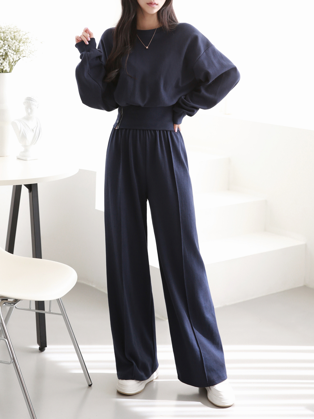 トリコロールスリットスウェット&パンツSET | 詳細画像2