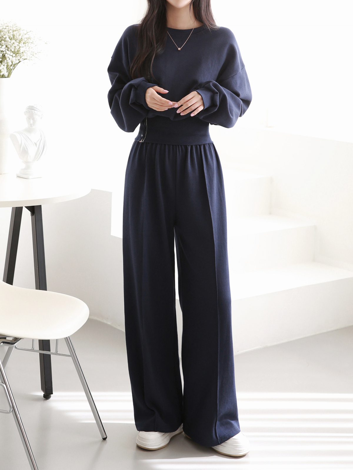 トリコロールスリットスウェット&パンツSET | 詳細画像3