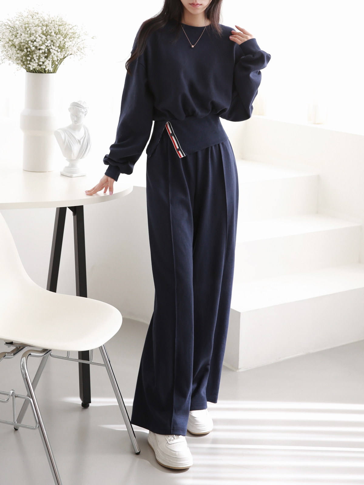 トリコロールスリットスウェット&パンツSET | 詳細画像6