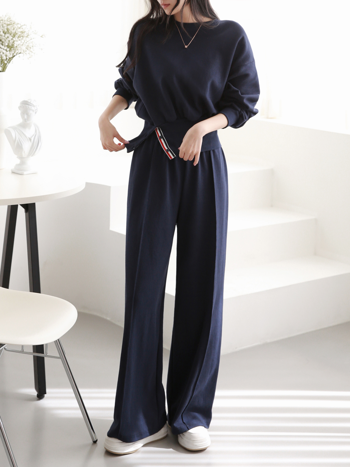 トリコロールスリットスウェット&パンツSET | 詳細画像8