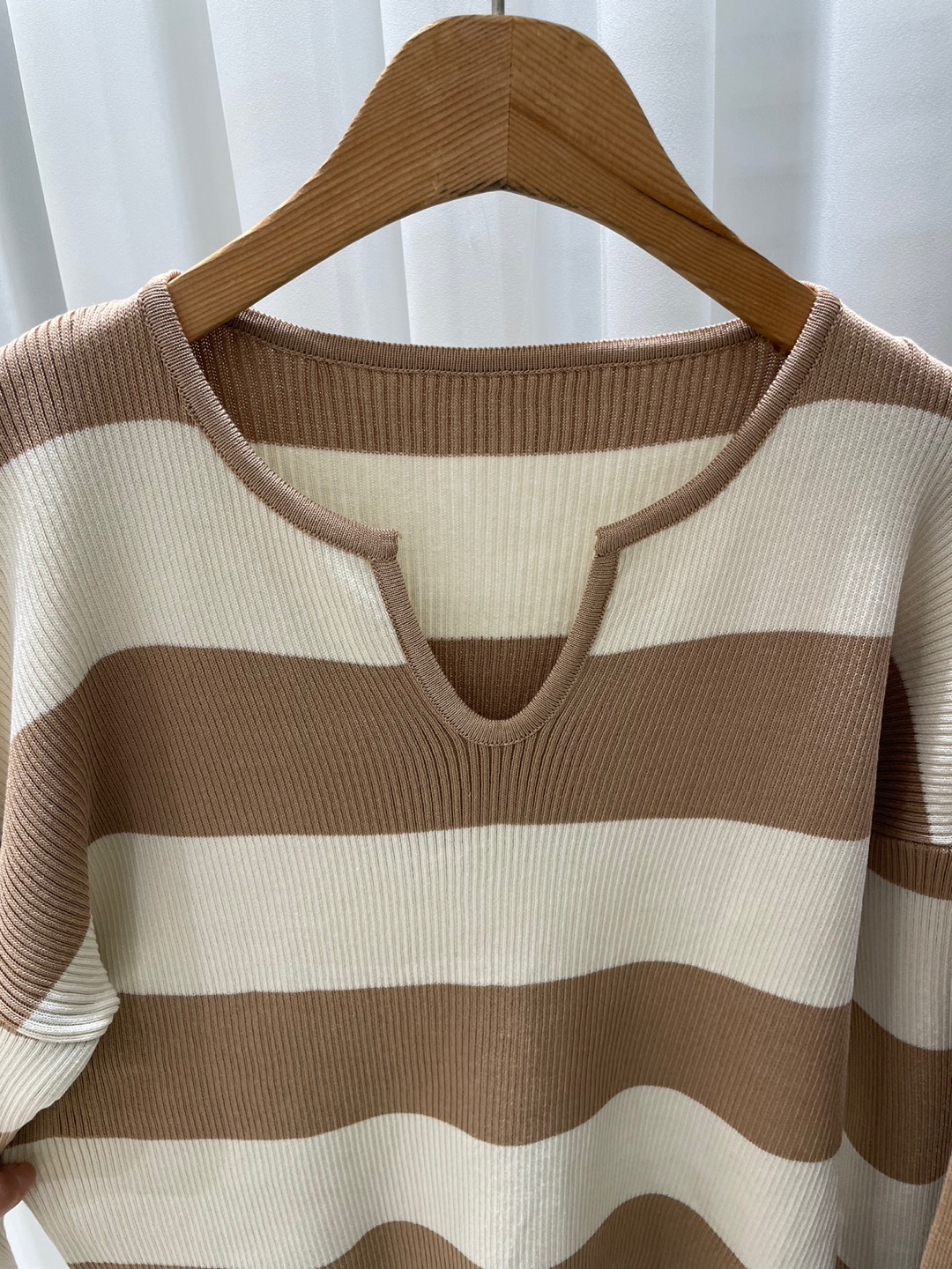 スリットネックボーダーニット&パンツSET | 詳細画像12