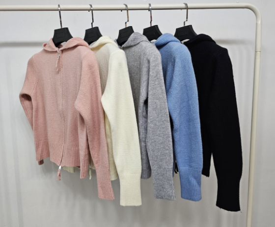 ウール混フードジップカーディガン | 詳細画像18