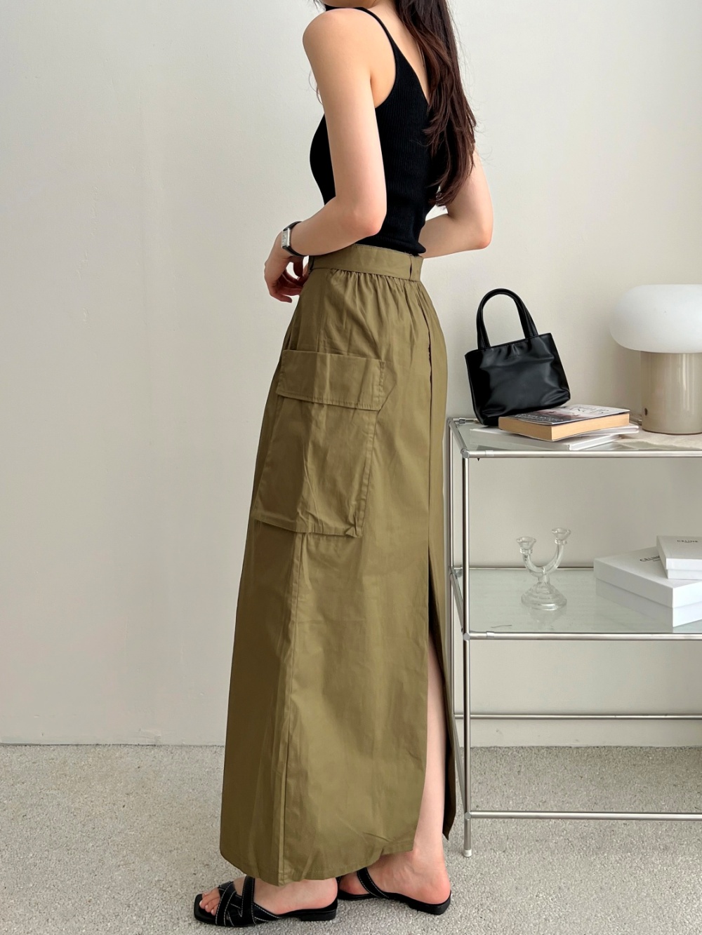 ベルト付カーゴマキシスカート | 詳細画像4