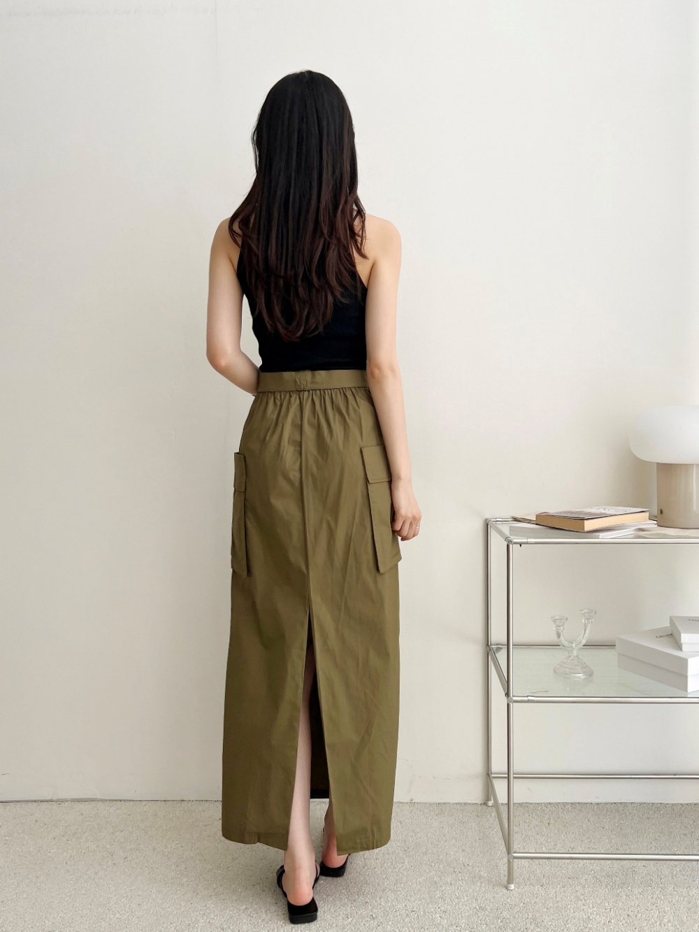 ベルト付カーゴマキシスカート | 詳細画像5