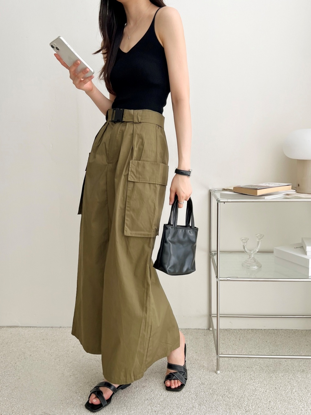 ベルト付カーゴマキシスカート | 詳細画像10