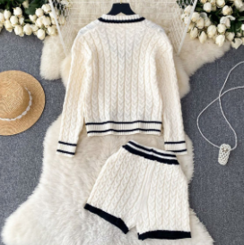 配色ケーブルニット&ショートパンツSET | 詳細画像17