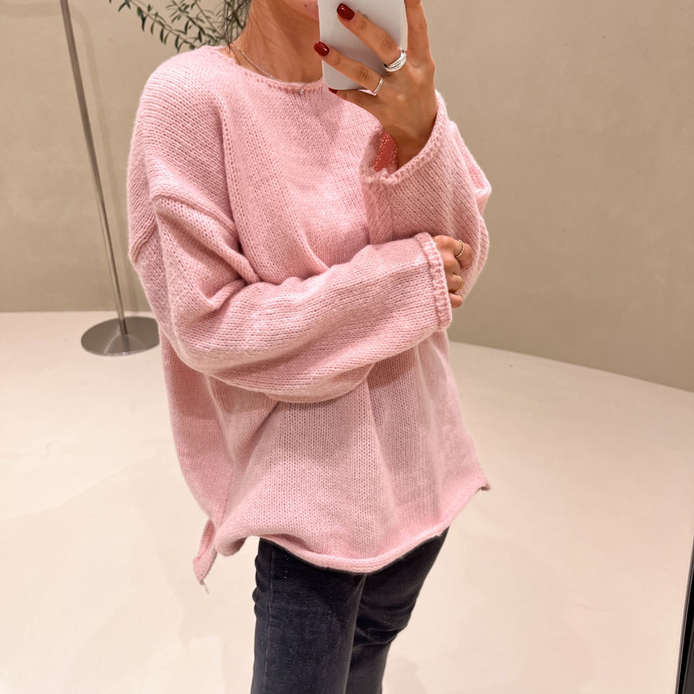 ロールヘムルーズニット | 詳細画像8