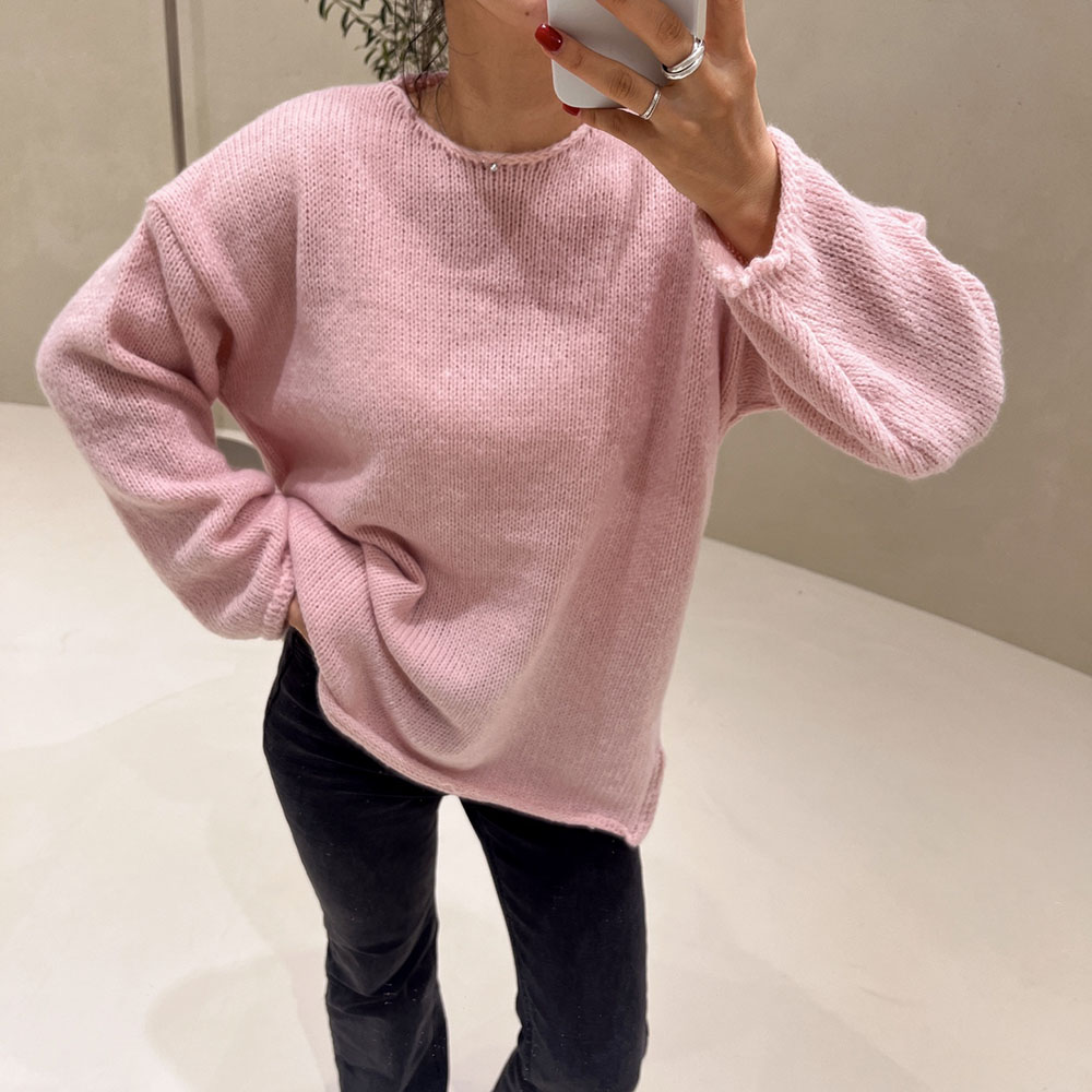 ロールヘムルーズニット | 詳細画像9