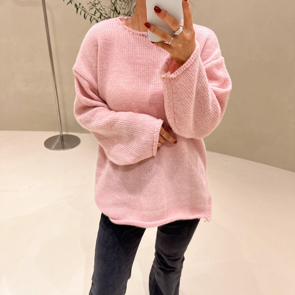 ロールヘムルーズニット | 詳細画像10