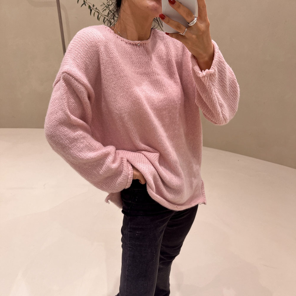 ロールヘムルーズニット | 詳細画像13