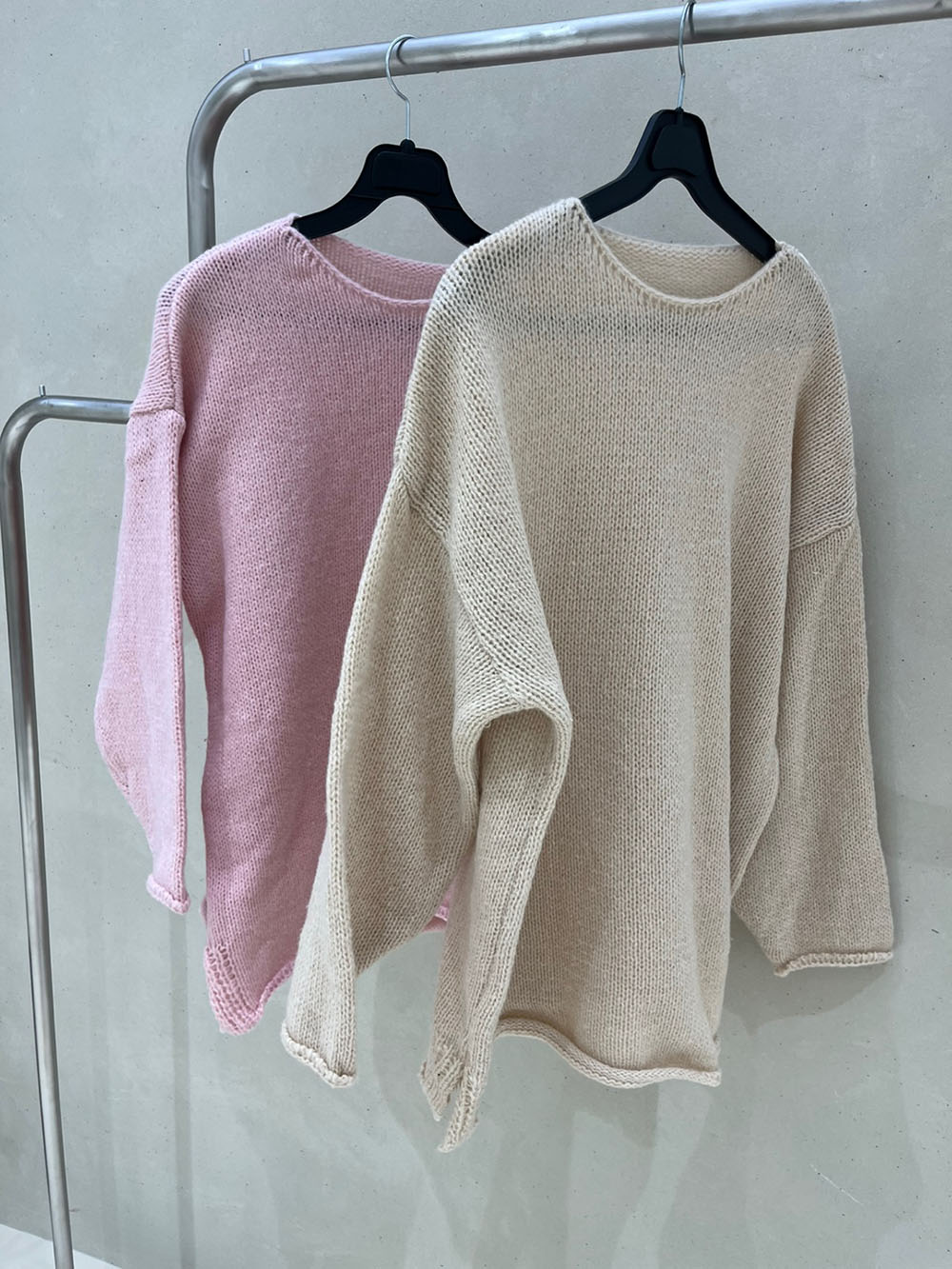 ロールヘムルーズニット | 詳細画像18