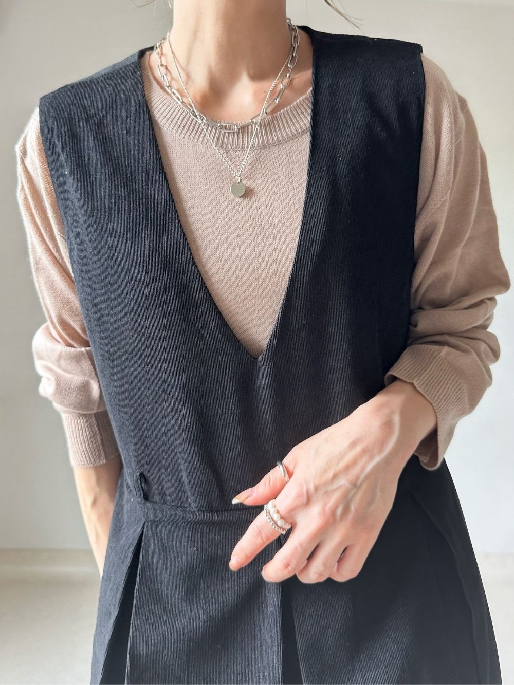 ベルト付き♪細コーデュロイワンピース | 詳細画像10