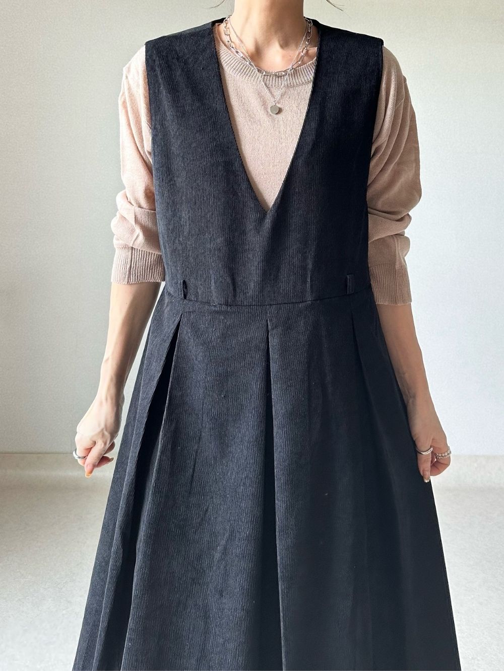 ベルト付き♪細コーデュロイワンピース | 詳細画像11
