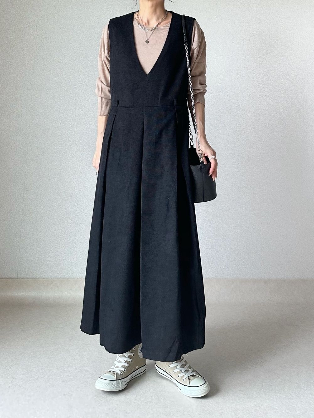 ベルト付き♪細コーデュロイワンピース | 詳細画像13