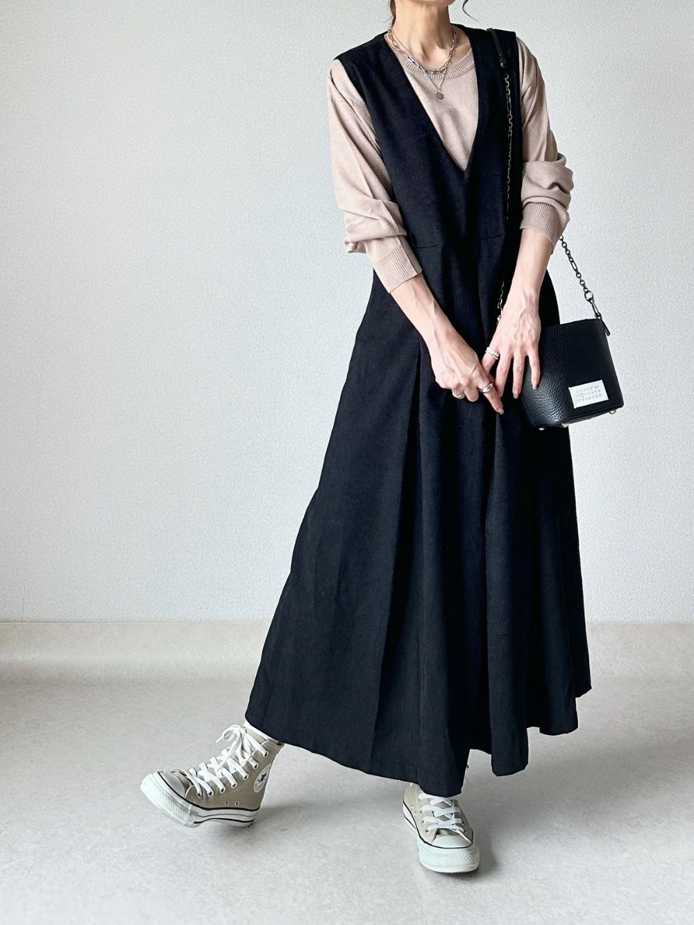 ベルト付き♪細コーデュロイワンピース | 詳細画像14