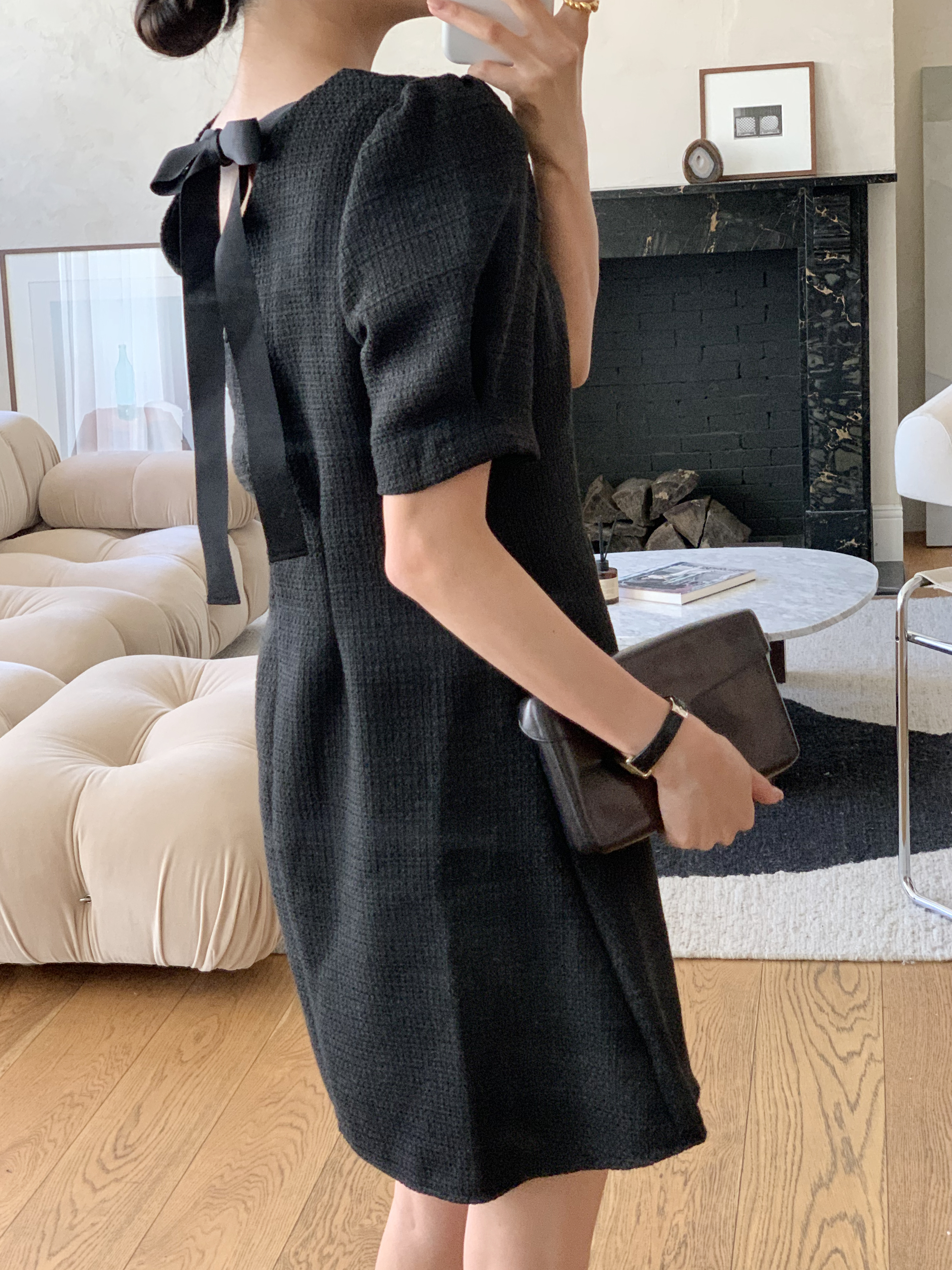 バックリボン半袖ワンピース | 詳細画像8