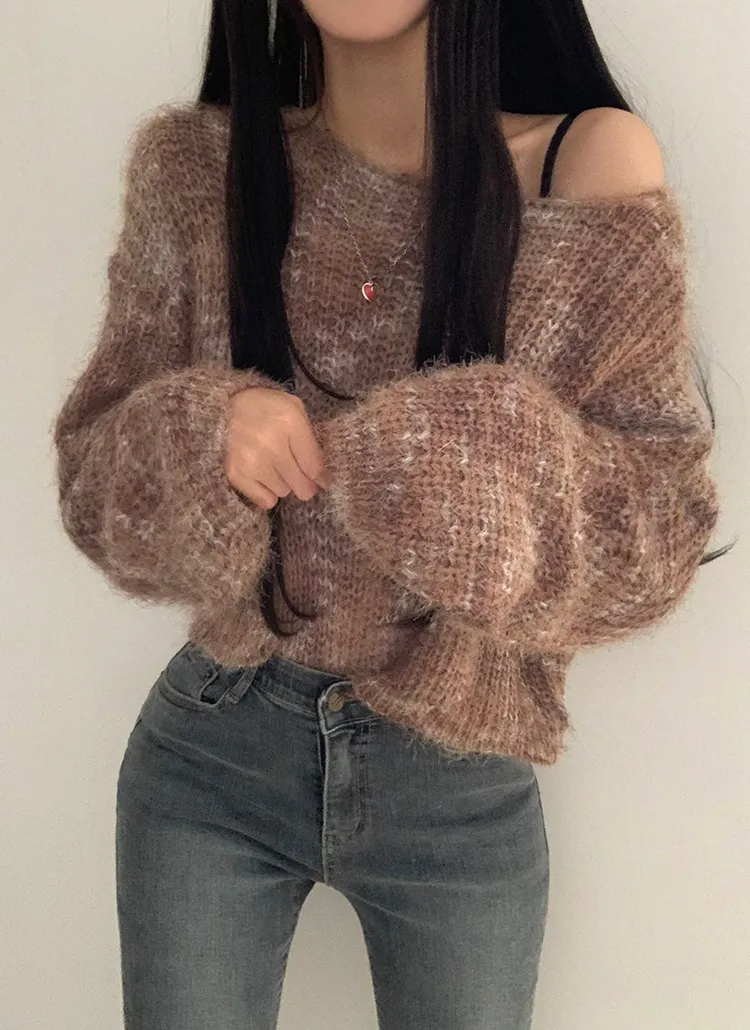 ファータッチクロップドニット | moodloveroom | 詳細画像1