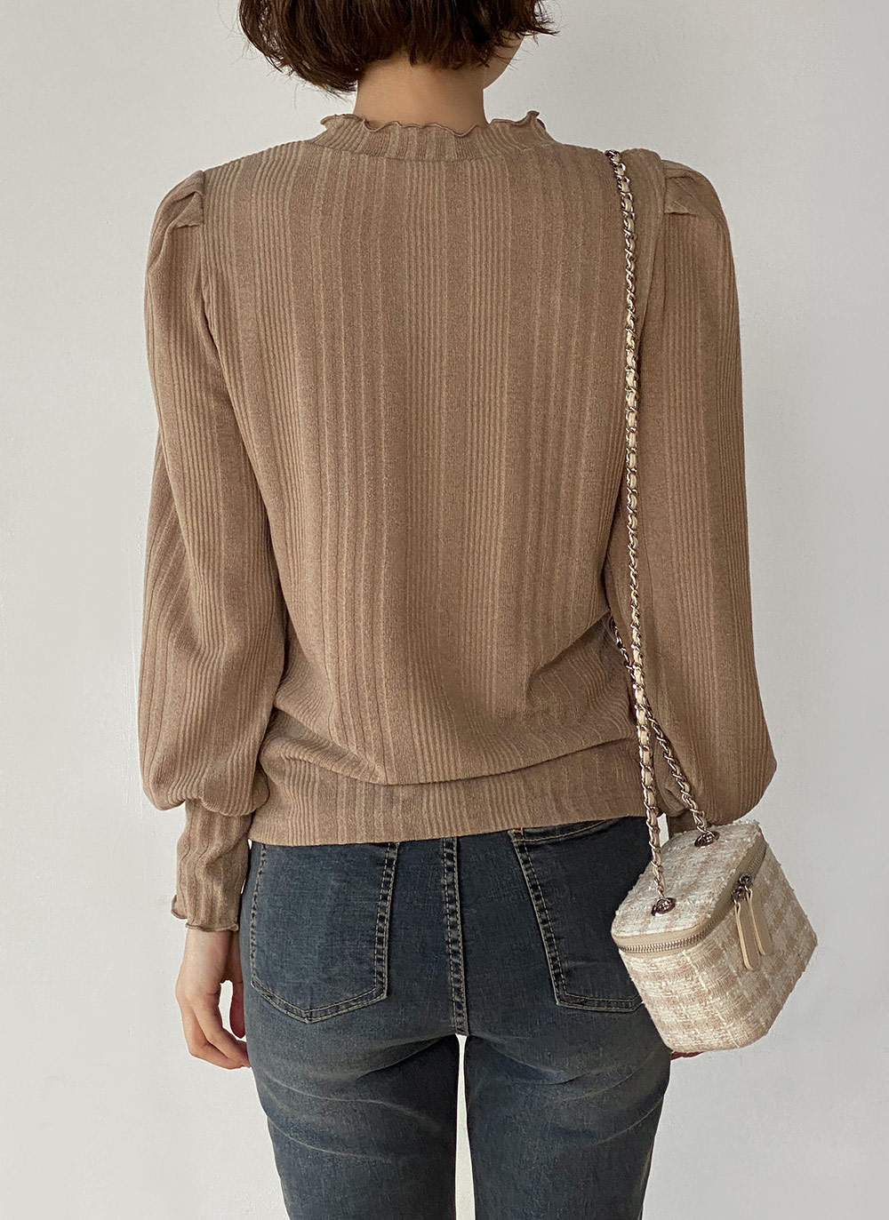 メロウハーフネックパフTシャツ | DHOLIC | 詳細画像4