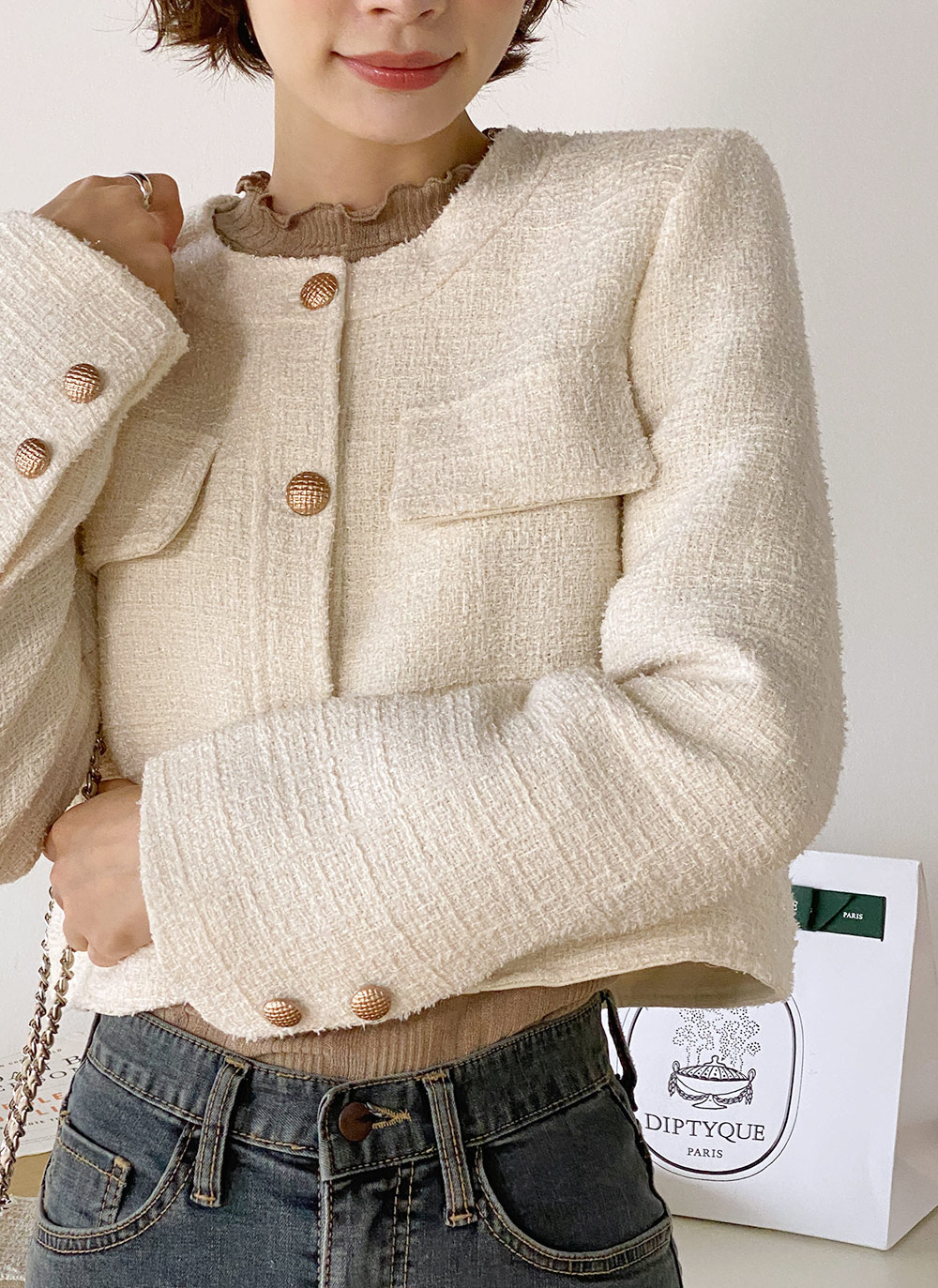 メロウハーフネックパフTシャツ | DHOLIC | 詳細画像15