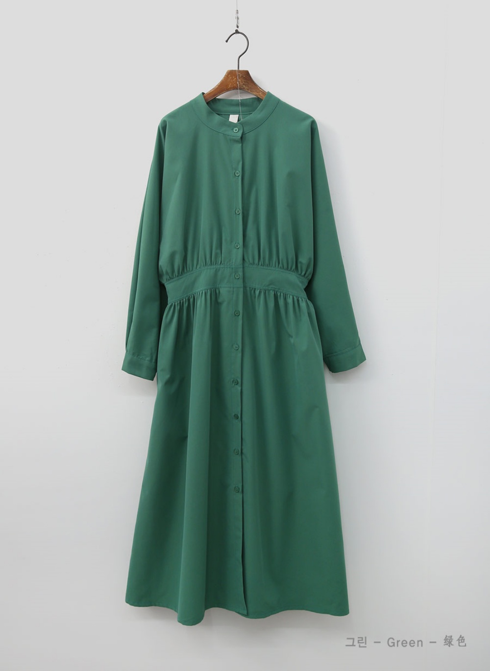 バンドカラーイージーフレアワンピース | 詳細画像13