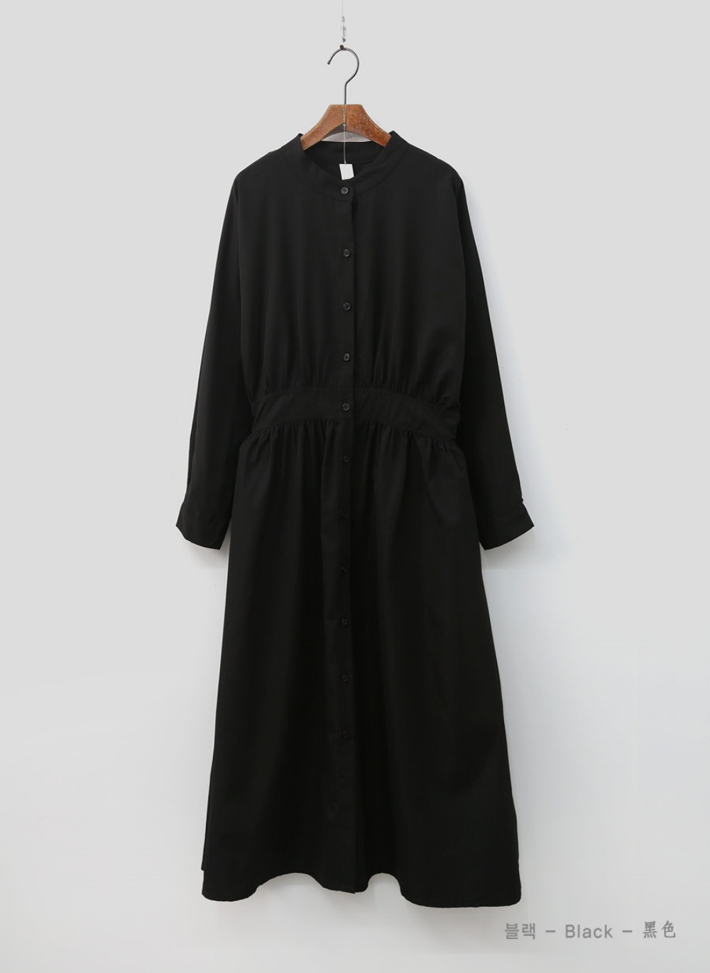 バンドカラーイージーフレアワンピース | 詳細画像16