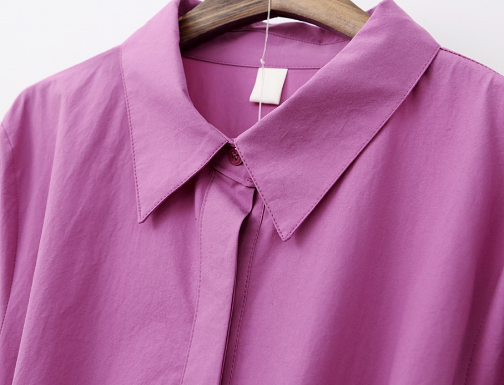 ストラップ付フレアシャツワンピース | 詳細画像20