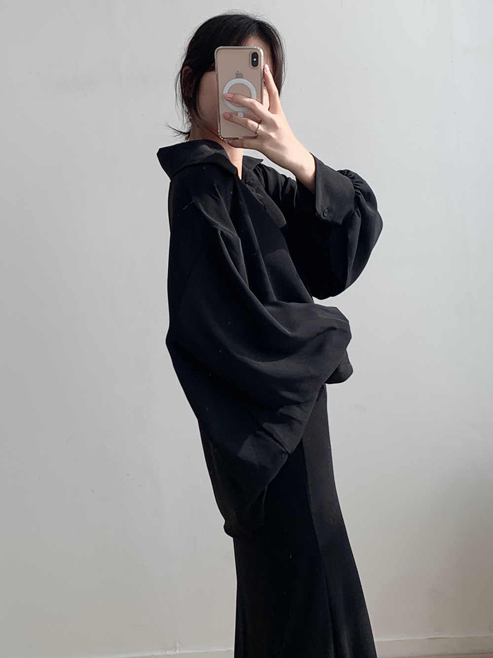 ワイドカフスシルキーシャツ | 詳細画像27