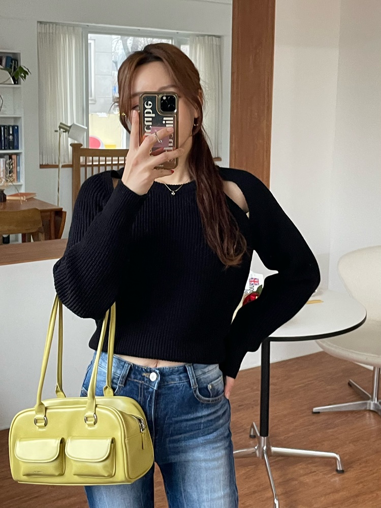 ショルダースリットラグランニット | 詳細画像4