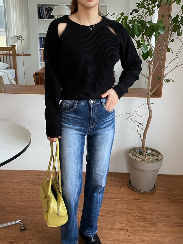 ショルダースリットラグランニット | 詳細画像9