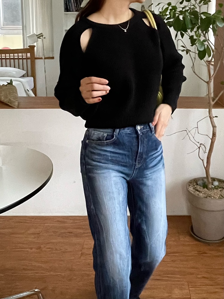 ショルダースリットラグランニット | 詳細画像10