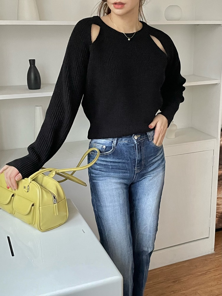 ショルダースリットラグランニット | 詳細画像13