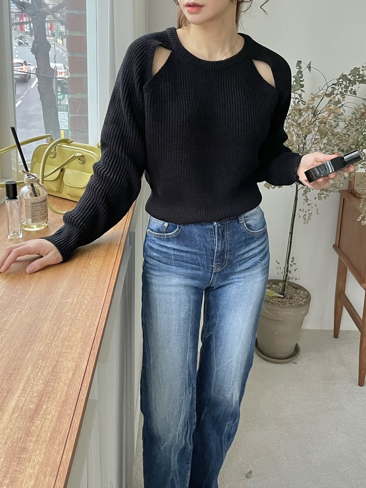 ショルダースリットラグランニット | 詳細画像17