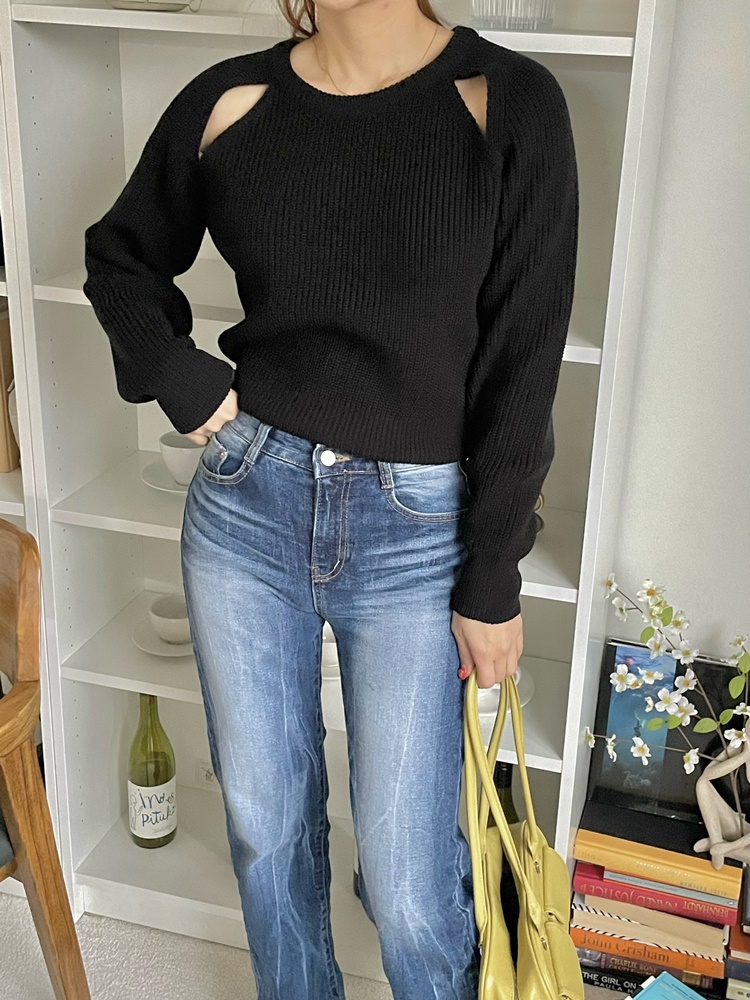 ショルダースリットラグランニット | 詳細画像22