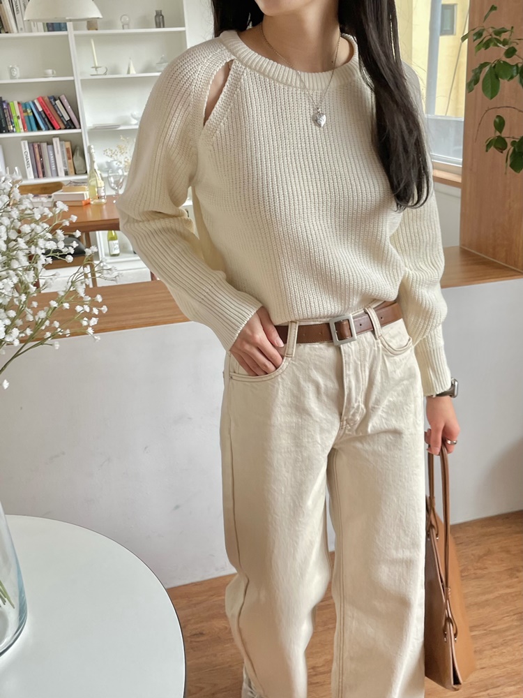 ショルダースリットラグランニット | 詳細画像25