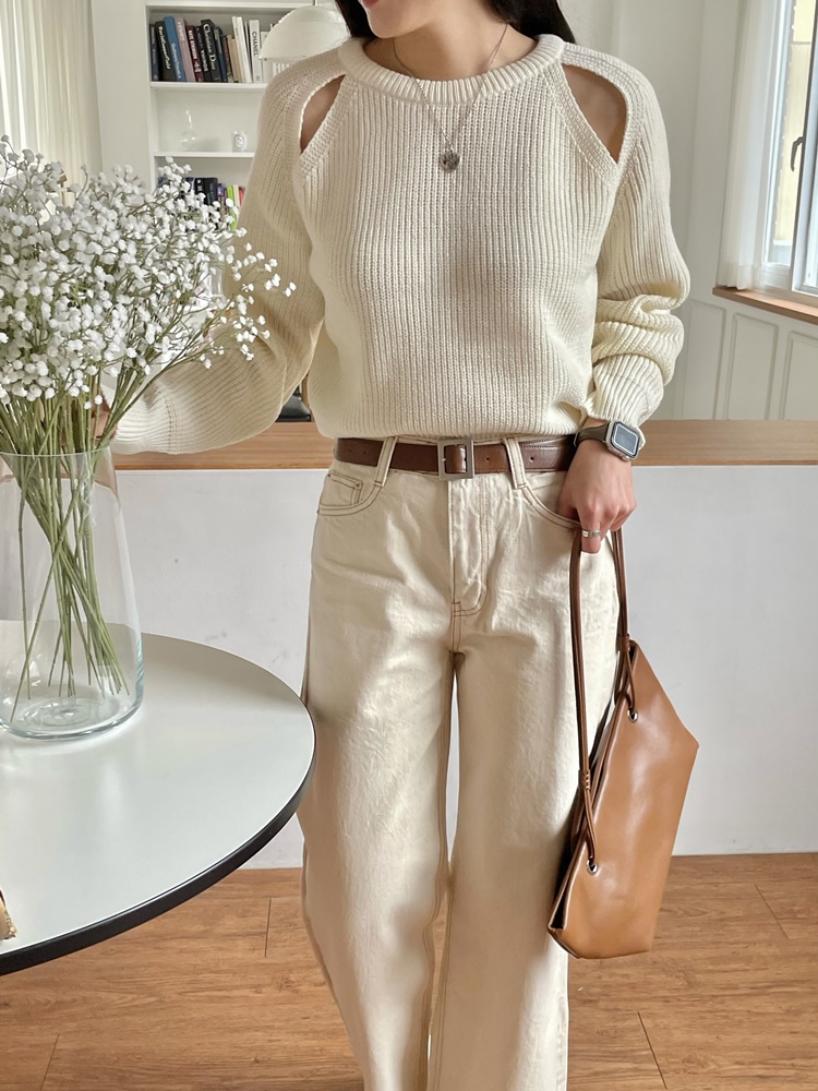 ショルダースリットラグランニット | 詳細画像27