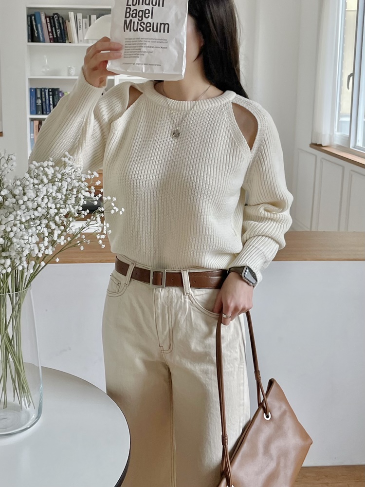 ショルダースリットラグランニット | 詳細画像28