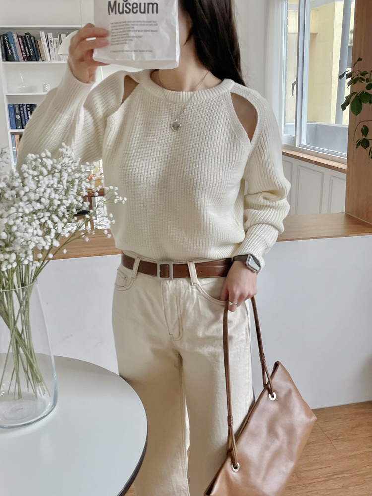 ショルダースリットラグランニット | 詳細画像29