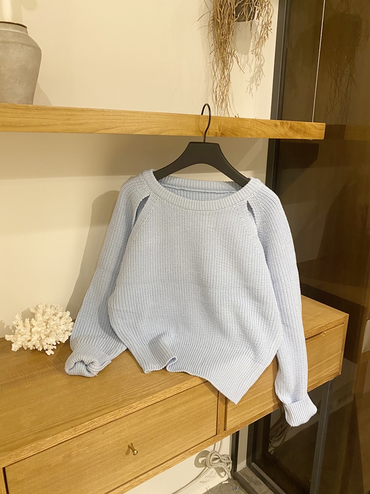 ショルダースリットラグランニット | 詳細画像42