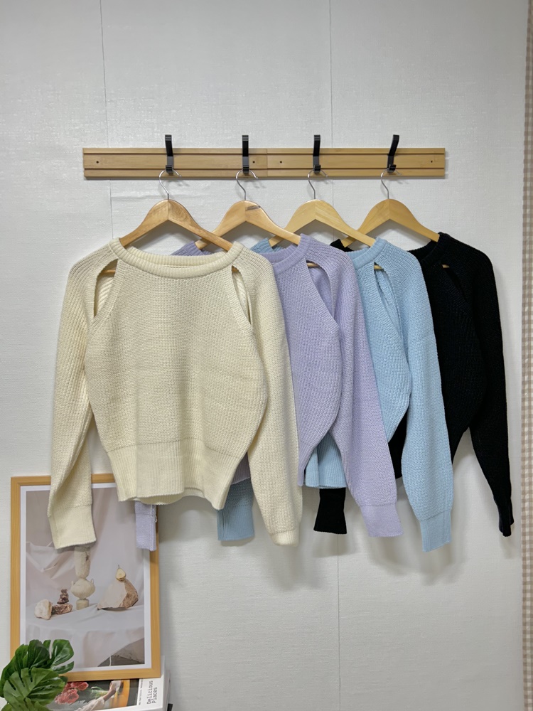 ショルダースリットラグランニット | 詳細画像45