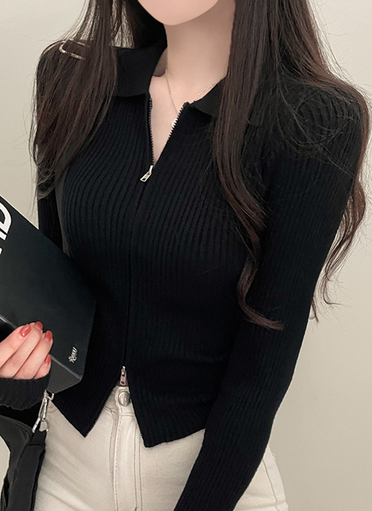 美品 ルネ Rene ダブルジップカーディガン