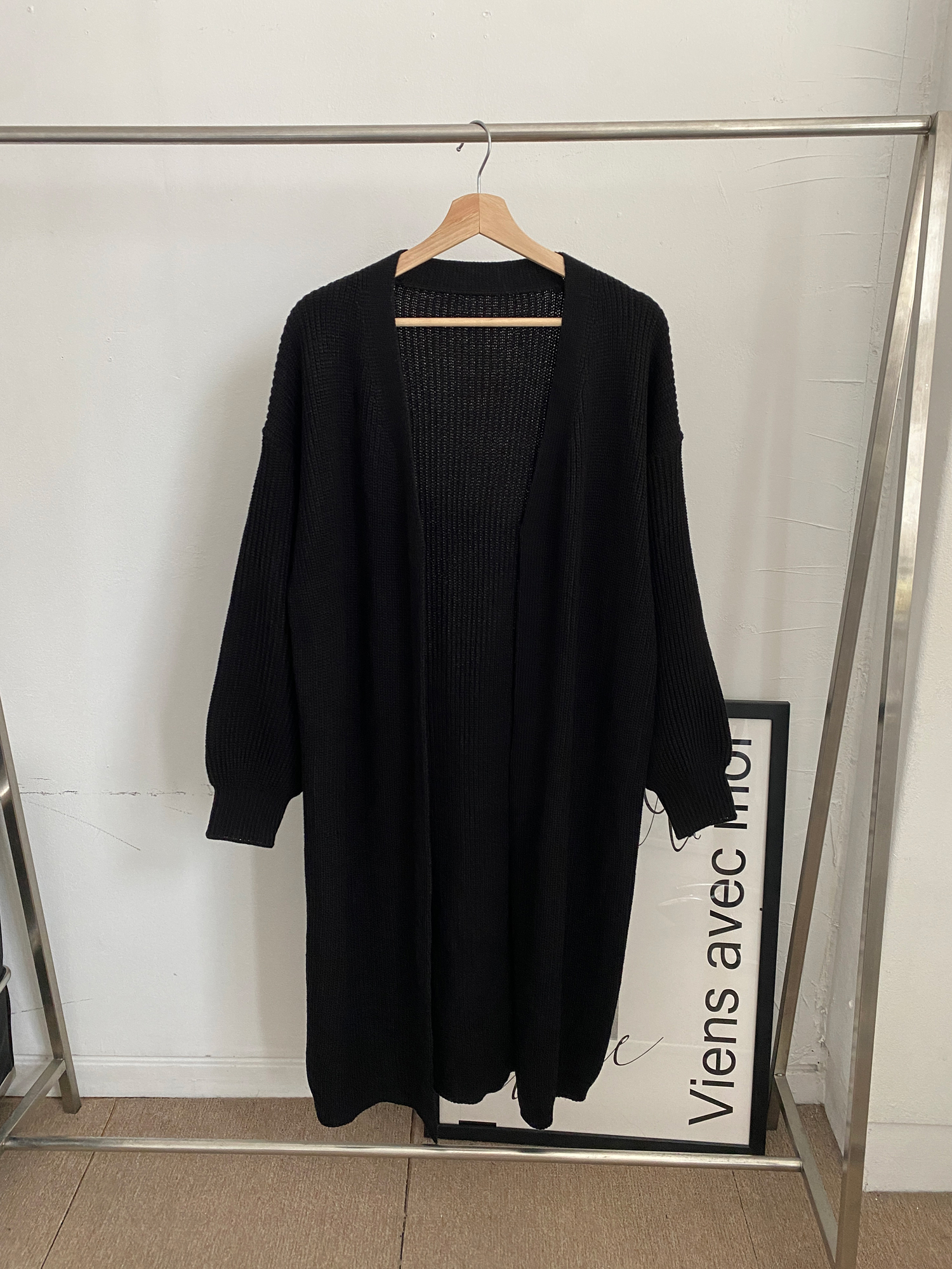 早い者勝ち！JULIUS 13SS ロングカーディガン黒 ルーズロングカーディガン | レディースファッション通販 - DHOLIC