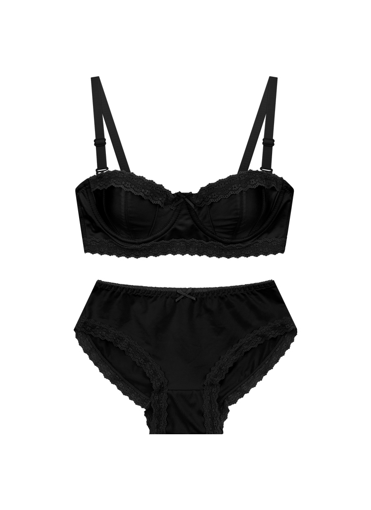 F65 LOVE MEブラ&Tバック&オープンショーツ　ブラック F65 LOVE MEブラ&Tバック&オープンショーツ ブラック