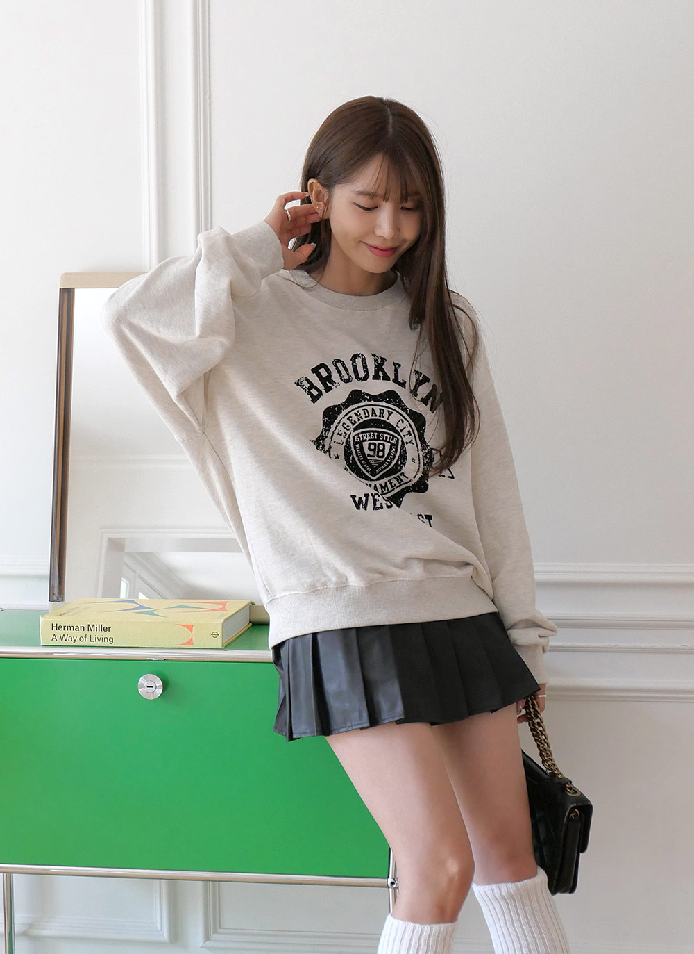BROOKLYNプリントスウェット | DHOLIC | 詳細画像4