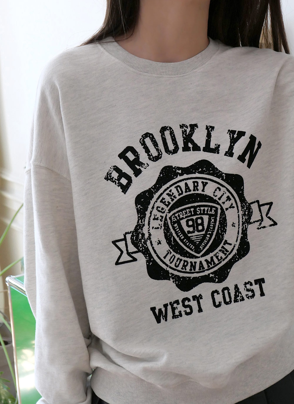 BROOKLYNプリントスウェット | DHOLIC | 詳細画像9