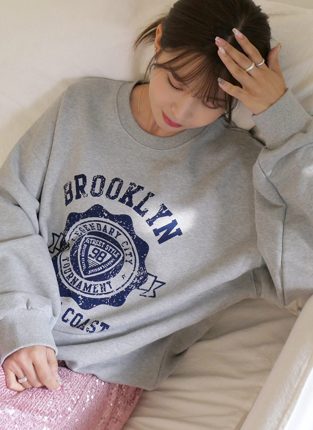 BROOKLYNプリントスウェット | DHOLIC | 詳細画像13