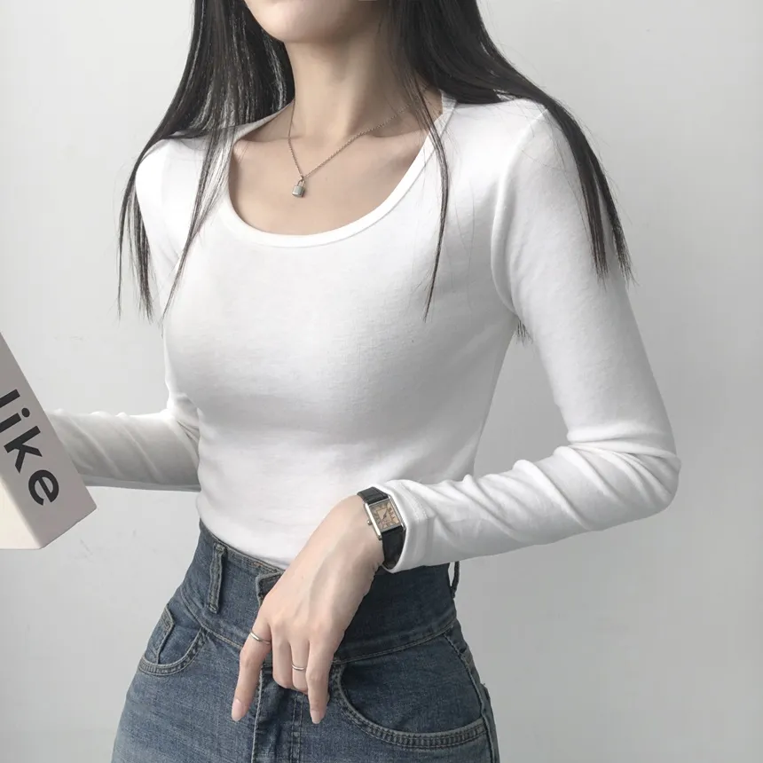 スクエアネック長袖Tシャツ | lilisense | 詳細画像15