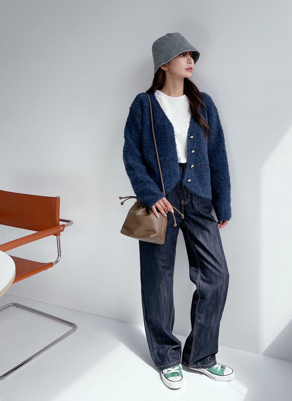 NEW MANUAL 別注 DENIM BAG《巾着バッグ》 NEW MANUAL 別注 DENIM BAG《巾着バッグ》 New Manual Online Store